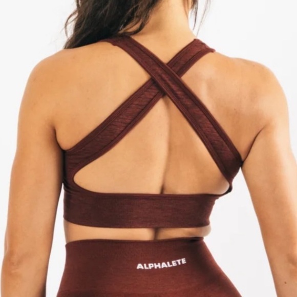Alphalete Vault Sports Bra Copper Medium - Picture 5 of 6